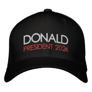 Donald Trump President 2024 Geborduurde Pet