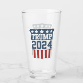 Donald Trump President 2024 Glas (Achterkant)