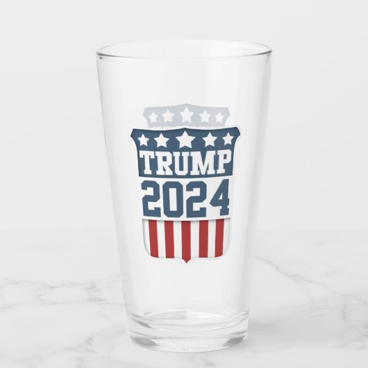 Donald Trump President 2024 Glas (Achterkant)