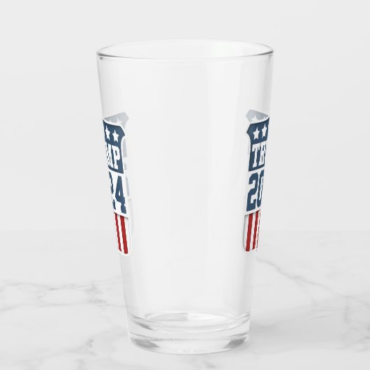 Donald Trump President 2024 Glas (Rechts)