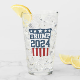 Donald Trump President 2024 Glas