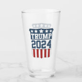Donald Trump President 2024 Glas (Voorkant)