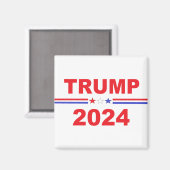 Donald Trump President 2024 Magneet (Voorkant / Achterkant)