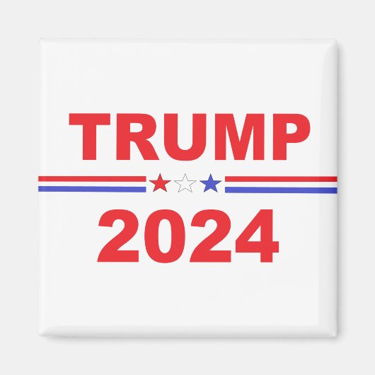 Donald Trump President 2024 Magneet (Voorkant)