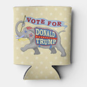 Donald Trump President 2024 Republikeinse olifant Blikjeskoeler (Voorkant)