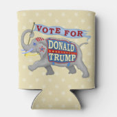 Donald Trump President 2024 Republikeinse olifant Blikjeskoeler (Achterkant)