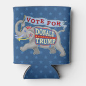 Donald Trump President 2024 Republikeinse olifant Blikjeskoeler (Voorkant)