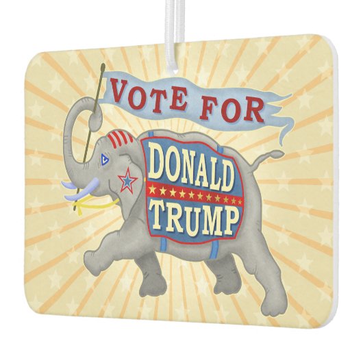 Donald Trump President 2024 Republikeinse olifant Luchtverfrisser (Links)