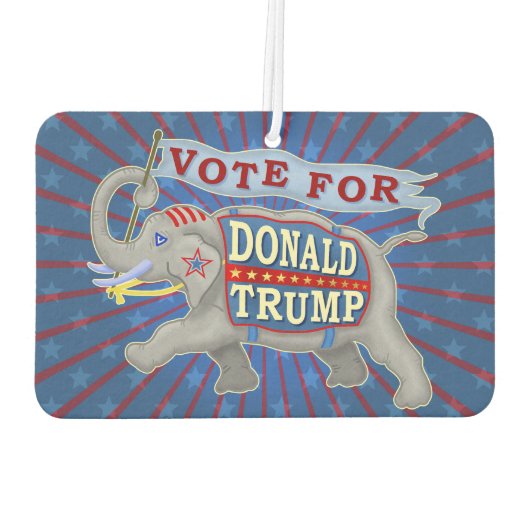 Donald Trump President 2024 Republikeinse olifant Luchtverfrisser (Achterkant)