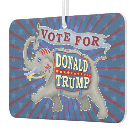 Donald Trump President 2024 Republikeinse olifant Luchtverfrisser (Links)