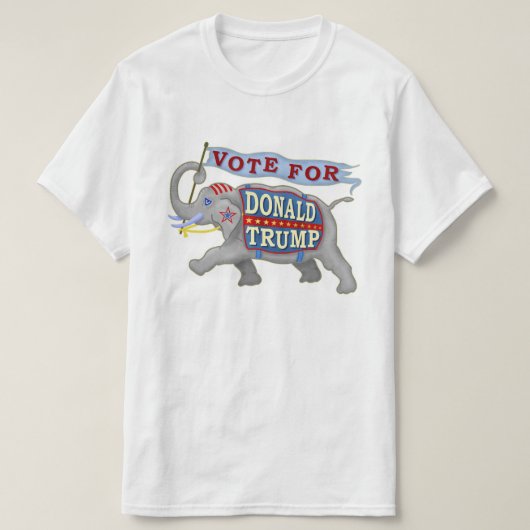 Donald Trump President 2024 Republikeinse olifant T-shirt (Design voorkant)