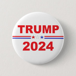 Donald Trump President 2024 Ronde Button 5,7 Cm