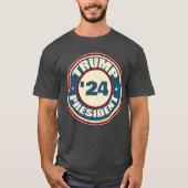 Donald Trump President 2024 T-shirt (Voorkant)