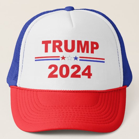 Donald Trump President 2024 Trucker Pet (Voorkant)