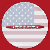 Donald Trump President 2024 Zwarte Inkt Pen