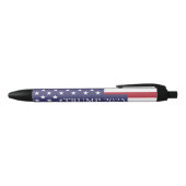 Donald Trump President 2025 Zwarte Inkt Pen (Bovenkant)