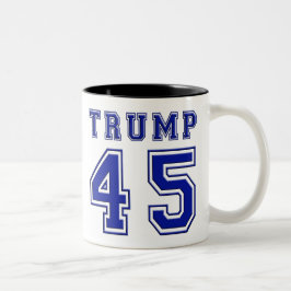 Donald Trump President Blue White Coffee Cup Mok