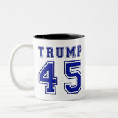 Donald Trump President Blue White Coffee Cup Mok (Links)