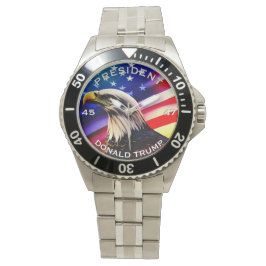 Donald Trump President Eagle Horloge