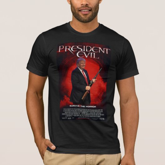 Donald Trump President Evil T-shirt (Voorkant)