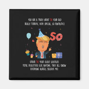 Donald Trump President Grappige 50e Verjaardag Tru Magneet