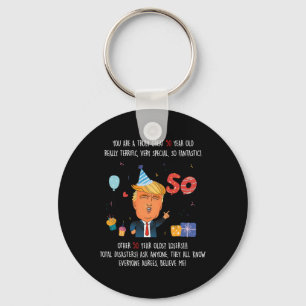 Donald Trump President Grappige 50e Verjaardag Tru Sleutelhanger