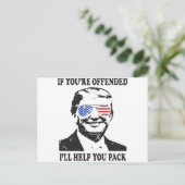 Donald Trump President grappige politieke Mannen a Briefkaart (Staand voorkant)