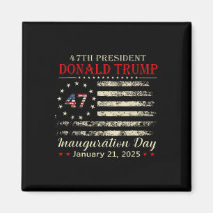 Donald Trump President Inauguratiedag 2025 Magneet