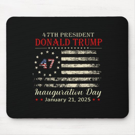 Donald Trump President Inauguratiedag 2025 Muismat (Voorkant)