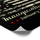 Donald Trump President Inauguratiedag 2025 Poster (Hoek)