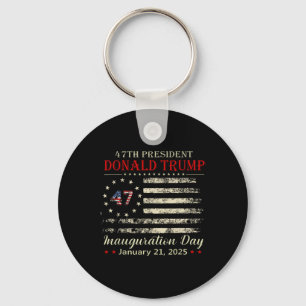 Donald Trump President Inauguratiedag 2025 Sleutelhanger
