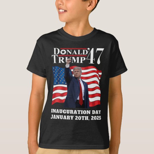 Donald Trump President Inauguratiedag 2025 Victo T-shirt (Voorkant)