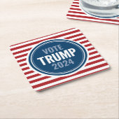 Donald Trump - President Kartonnen Onderzetters (Schuin)