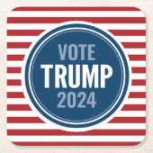 Donald Trump - President Kartonnen Onderzetters (Voorkant)