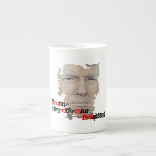 Donald Trump. President maakt Amerika weer geweldi Porselein Kop