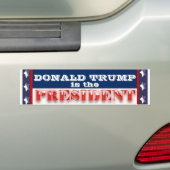Donald Trump President Pro-democraten Bumpersticker (Op auto)