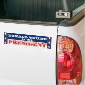 Donald Trump President Pro-democraten Bumpersticker (Op Truck)