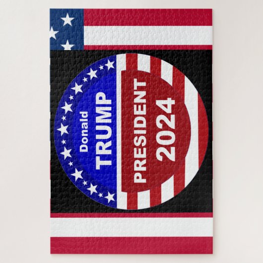 Donald Trump President rond 2024 Legpuzzel (Verticaal)