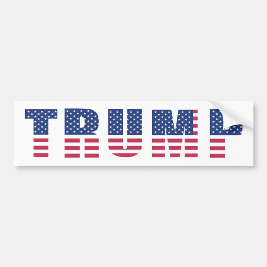 Donald Trump President Verkiezing 2020 Amerikaanse Bumpersticker (Voorkant)