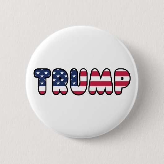 Donald Trump President Verkiezingen 2016 Ronde Button 5,7 Cm (Voorkant)