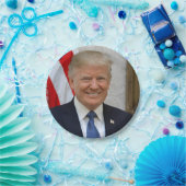Donald Trump Presidentieel Portret Papieren Bordje (Feest)