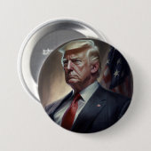 Donald Trump presidentieel Ronde Button 7,6 Cm (Voorkant /achterkant)
