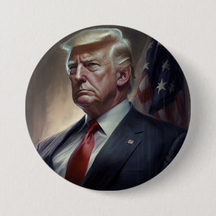Donald Trump presidentieel Ronde Button 7,6 Cm