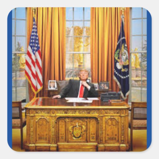 Donald Trump Presidentiële Sticker (Voorkant)