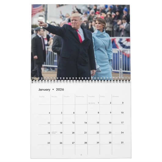 Donald Trump Presidentschap 2025 Kalender Maandeli (Jan 2026)