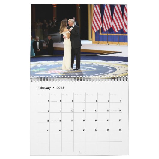 Donald Trump Presidentschap 2025 Kalender Maandeli (Feb 2026)
