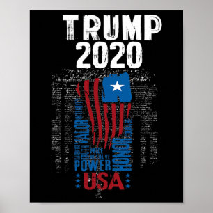 Donald Trump presidentsverkiezing Republikeinse aa Poster