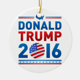 DONALD TRUMP presidentsverkiezingen 2016 Keramisch Ornament