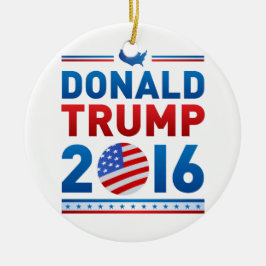 DONALD TRUMP presidentsverkiezingen 2016 Keramisch Ornament