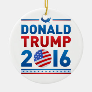 DONALD TRUMP presidentsverkiezingen 2016 Keramisch Ornament